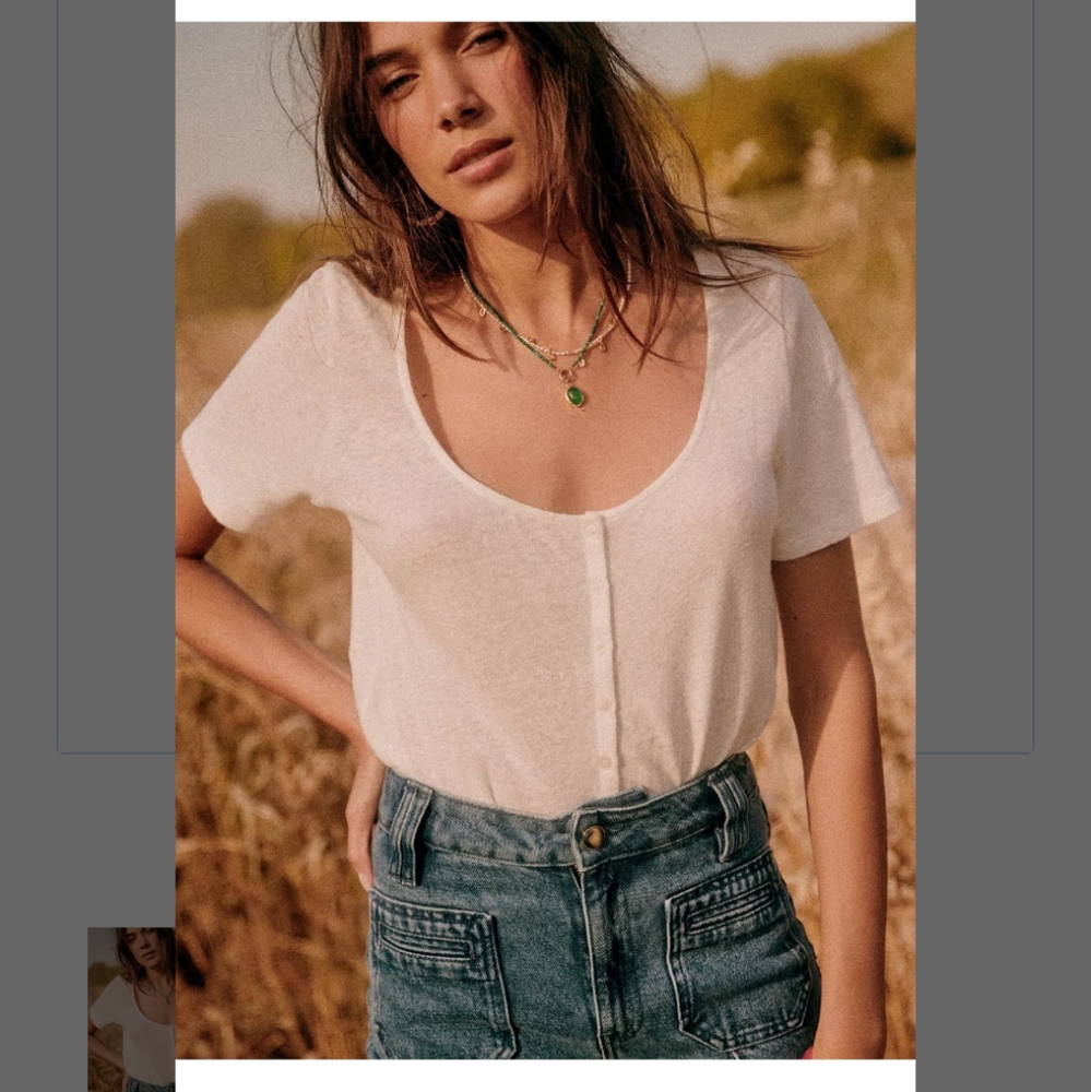 Sezane Milo T-Shirt - Picture 2 of 8